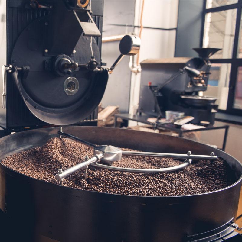 Dark roasted coffees 