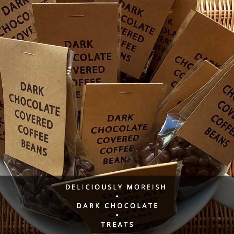 Dark Chocolate Covered Coffee Beans-Tugboat