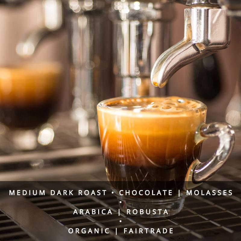 Sumatra Espresso Fairtrade & Organic Coffee Blend-Medium Dark Roast