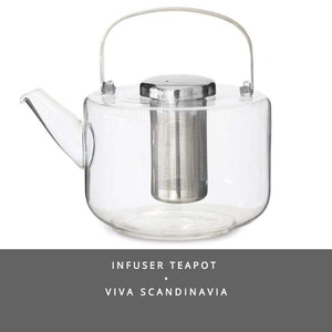Viva Bjorn Large Glass Teapot-Tugboat